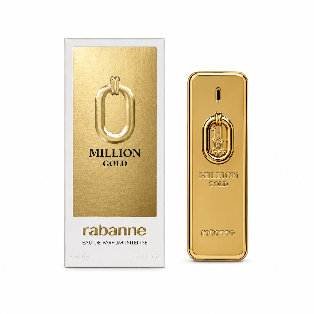 Paco Rabanne Million Gold 5 Ml Eau De Parfum Intense Mini For Men