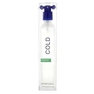 Cold By Benetton For Men EDT 3.3oz