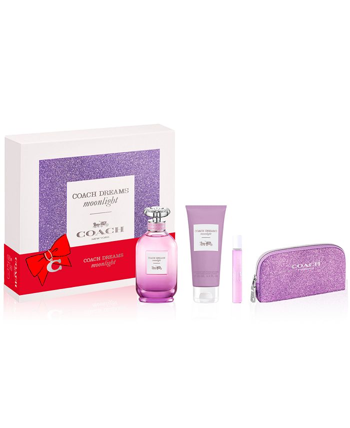COACHCC021C06
3386460158831
Coach Dreams Moonlight 3 Pcs Set For Women: 3 Oz Eau De Parfum Spray + 3.4 Body Lotion + 0.25 Eau De Parfum Spray