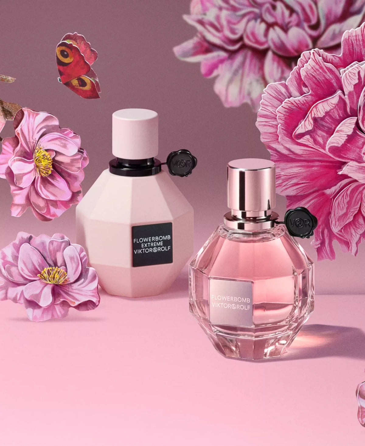 Flowerbomb 2 Pcs Mini Set For Women: 7 Ml Eau De Parfum Mini + Flowerbomb Extreme 7 Ml Eau De Parfum Mini