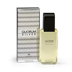 Quorum Silver By Antonio Puig 3.4 OZ Eau De Toilette for Men's