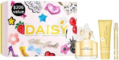 Marc Jacobs Daisy 3 Pcs Set For Women: 1.6 Eau De Toilette Spray + 2.5 Body Lotion + 2.5 Shower Gel
