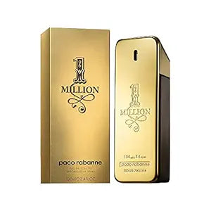 1 Million By Paco Rabanne For Men's Eau De Toilette TESTER 3.4 fl oz 100 ml