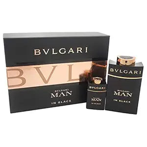 BVLGARI MAN IN BLACK 2 PCS SET: 3.4 EDP SP + 0.5 OZ EDP SP