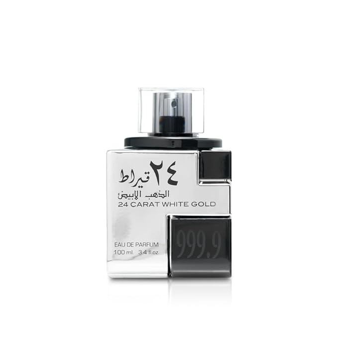 24 Carat White Gold by Lattafa 3.4oz EDP for MEN