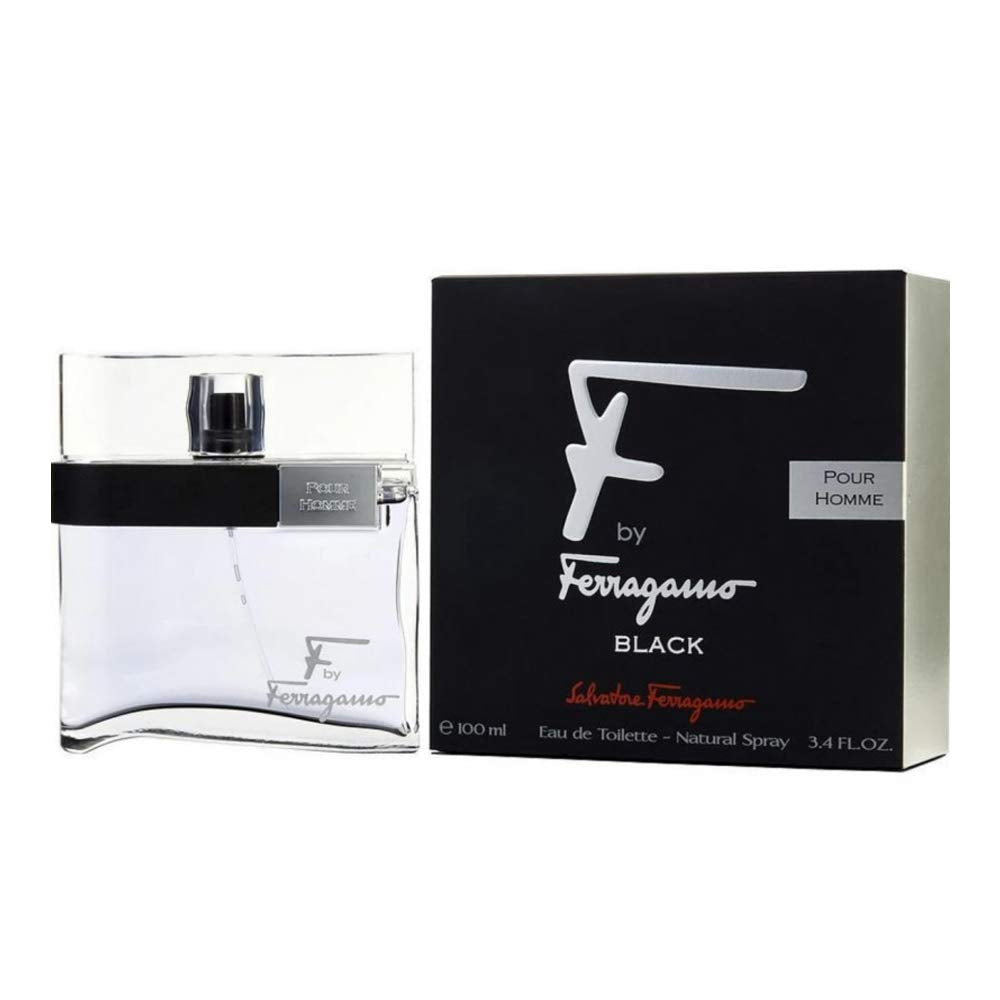 Ferragamo Black 3.4 Eau De Toilette Spray For Men