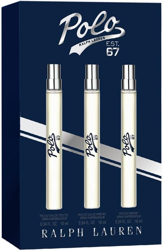 Polo Ralph Lauren 3*10ml 3 Pcs Set For Men: Polo Red 0.34 Eau De Toilette Spray + Polo 67 0.34 Eau De Toilette Spray + Polo Blue 0.34 Eau De Toilette Spray