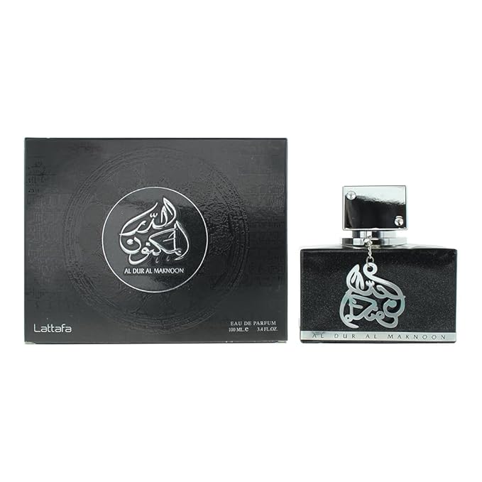 Al Dur Al Maknoon Silver Perfume By Lattafa 3.4oz EDP Spray for UNISEX