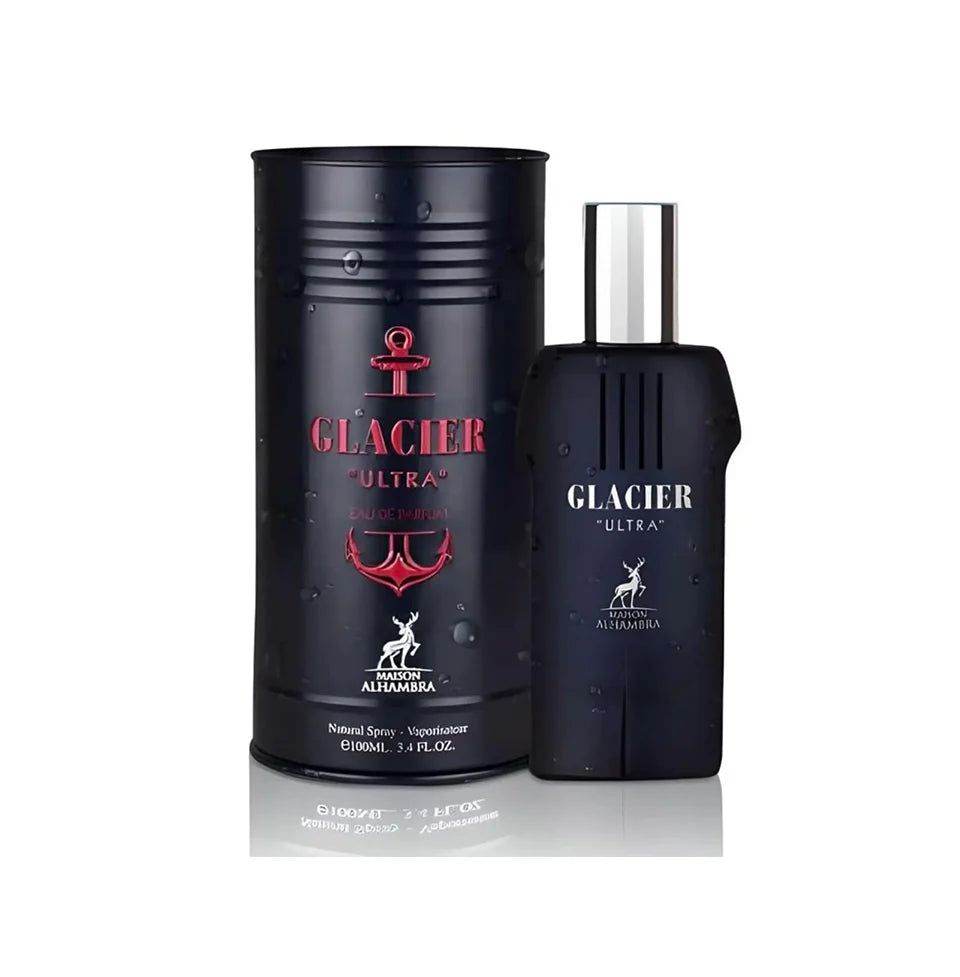 Lattafa Alhambra Glacier Ultra 3.4 Eau De Parfum Spray For Men.