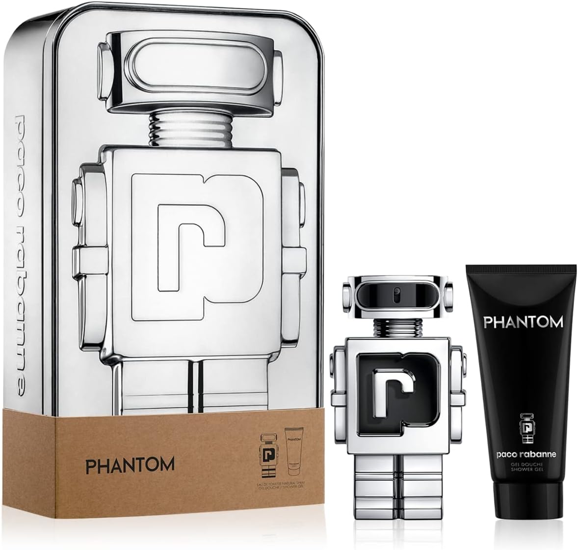 PACO65186560
3349668611942
Paco Rabanne Phantom 2 Pcs Set For Men: 5.1 Eau De Toilette Spray + 0.34 Eau De Toilette Spray