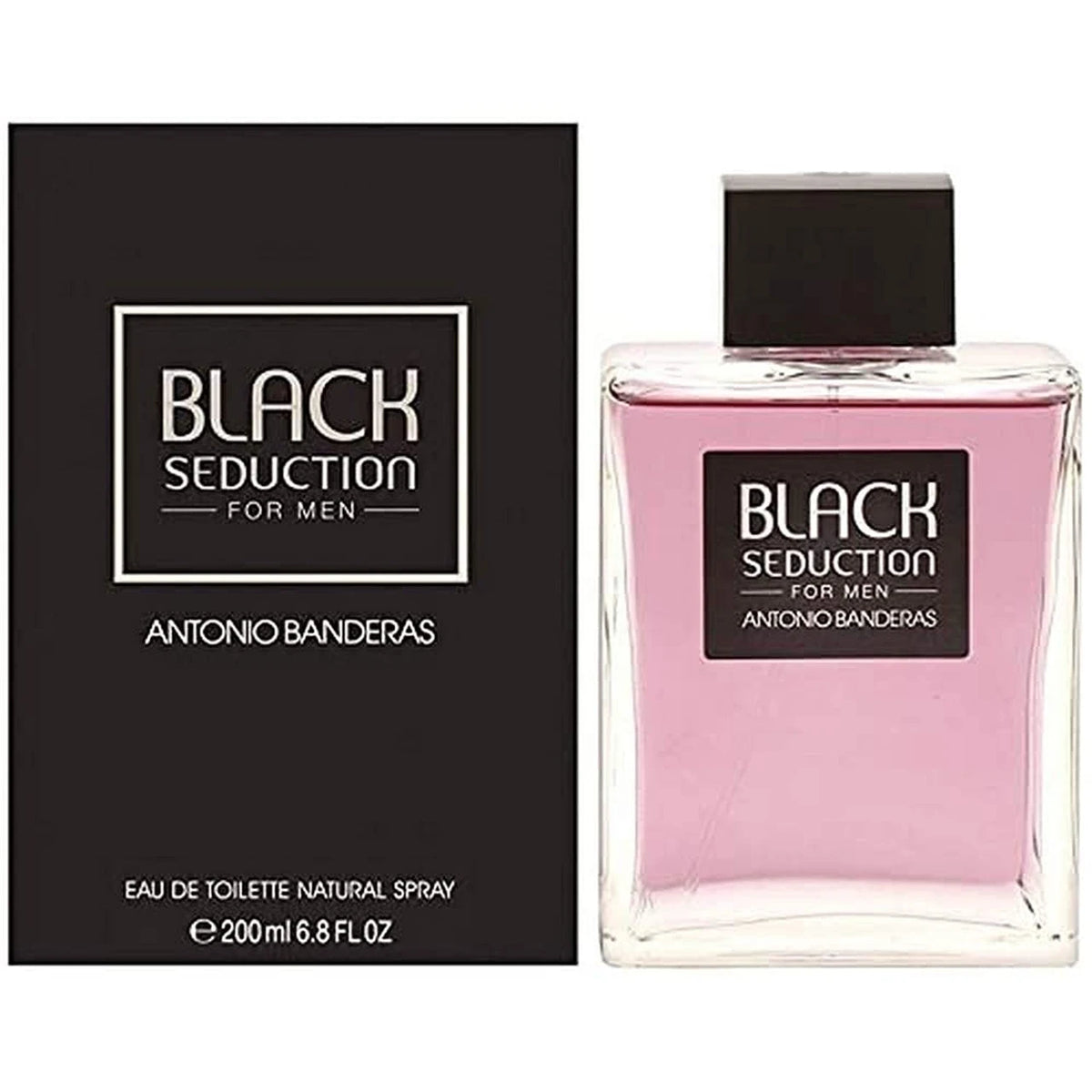 Antonio Banderas Black Seduction 6.8 Eau De Toilette Spray For Men.