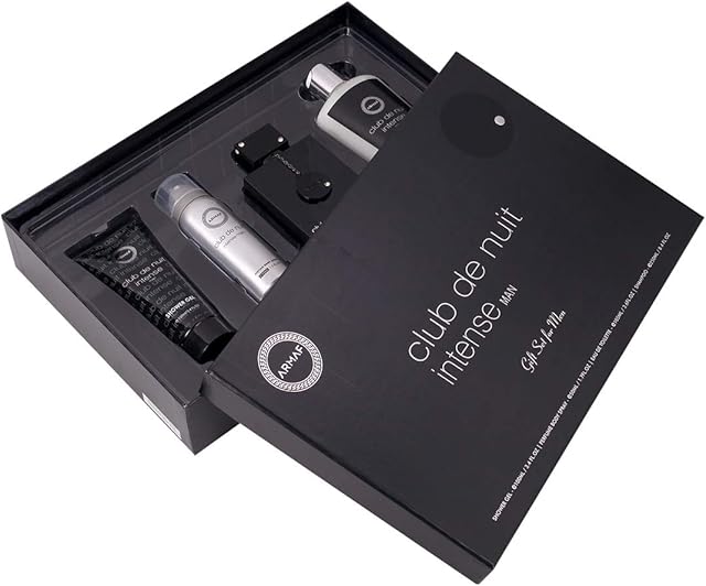 ARMAF28464
6294015105247
Armaf Club De Nuit Intense 4 Pcs Set For Men: 3.6 Eau De Toilette Spray + 3.4 Shower Gel + 1.7 Perfume Body Spray + 8.4 Shampoo