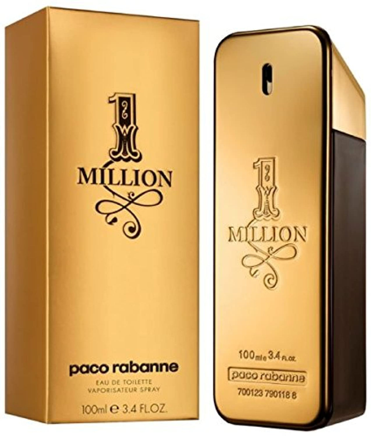 Paco Rabanne One Million 3.4 Eau De Toilette Spray For Men