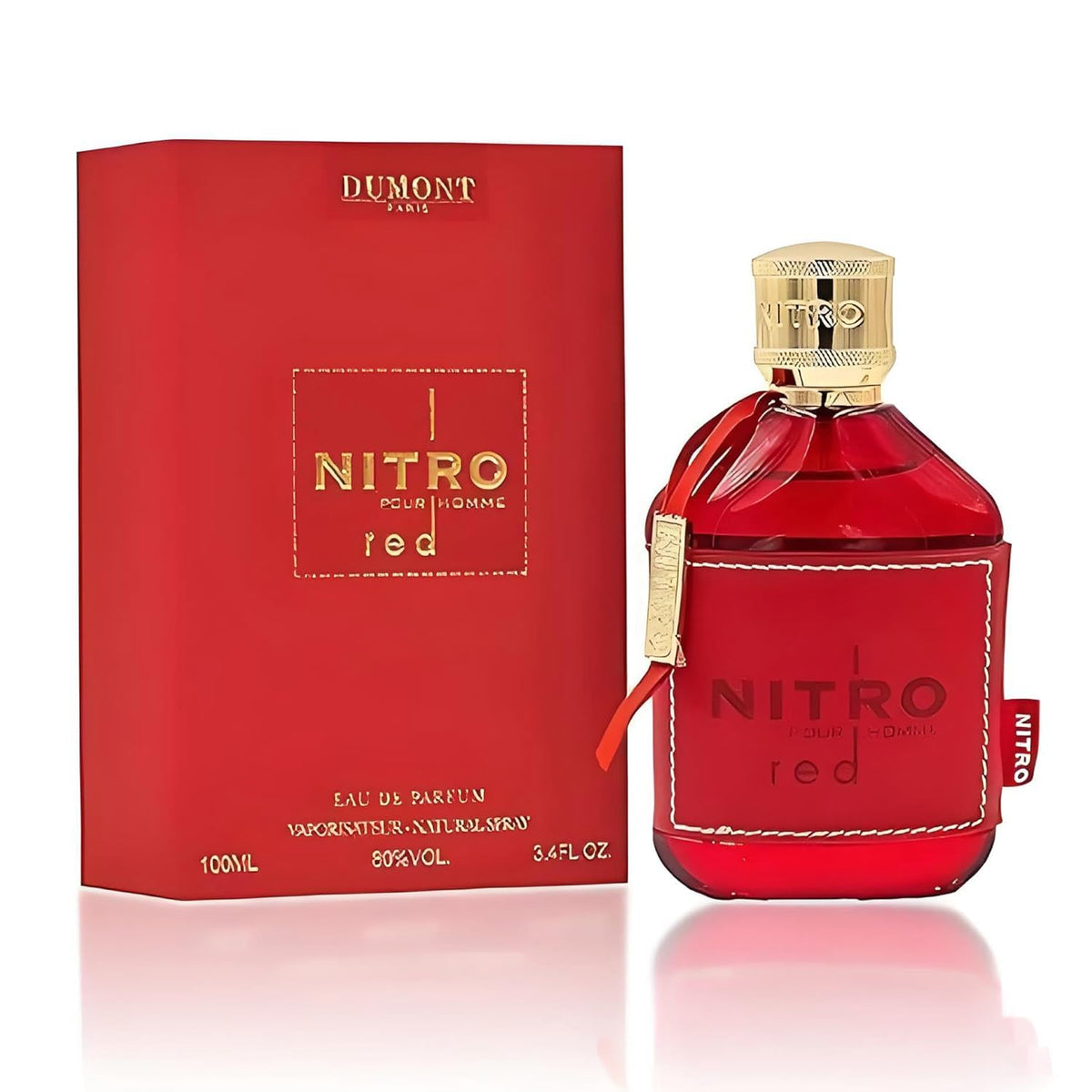 Nitro Red Dumont Paris Pour Homme 3.4 Eau De Parfum Spray