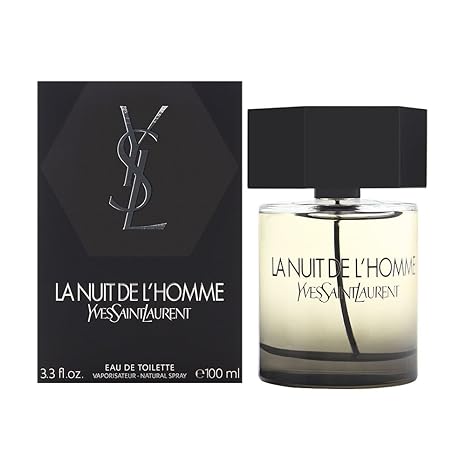 YSL La Nuit De L'homme 3.3 OZ Eau De Toilette for Men