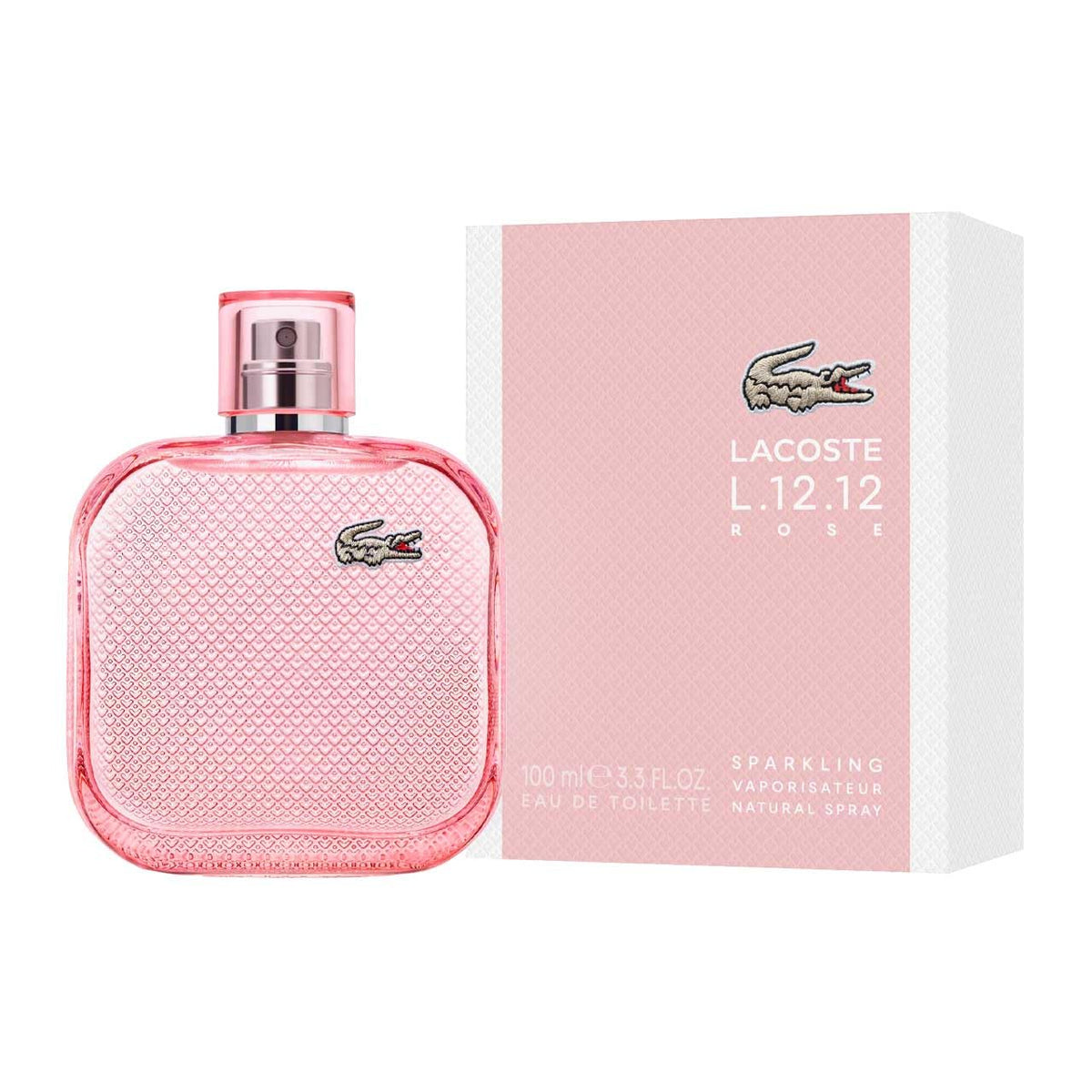 Lacoste L.12.12 Rose Eau Fraiche 3.3 Eau De Toilette Spray.