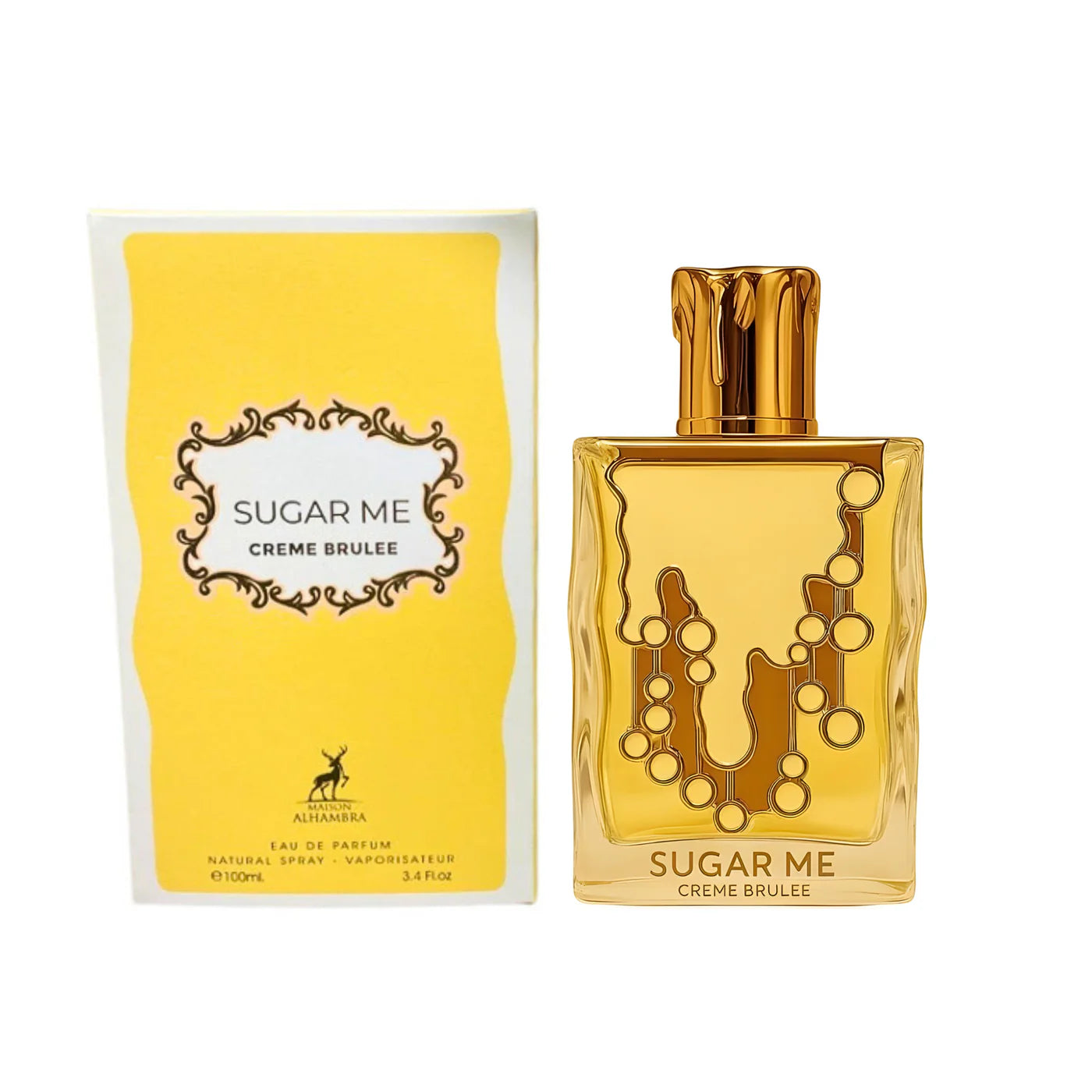 LATTAFA349167
6290362349167
Alhambra Sugar Me Crãˆme Brulee 3.4 Eau De Parfum Spray For Women