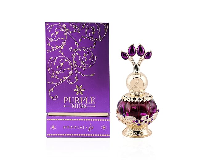 Purple Musk by KHADLAJ MALIKA 20 ML CONCENTRATED PERFUME OIL by WOMEN