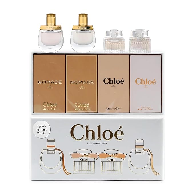 CHLOE974465
3616304974465
Chloe 4 Pcs Set For Women: Nomade 0.16 Eau De Toilette Mini + Rose Tangerine 0.16 Eau De Toilette Mini + Chloe 0.16 Eau De Parfum Mini + Nomade 0.16 Eau De Parfum Mini