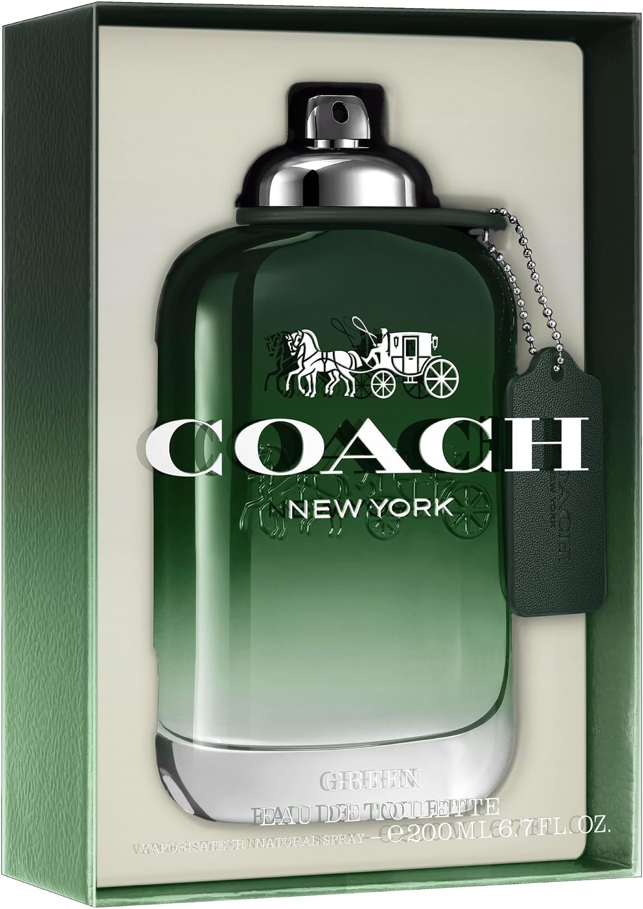 COACHCC018A06
3386460141734
Coach Green 6.7 Eau De Toilette Spray For Men