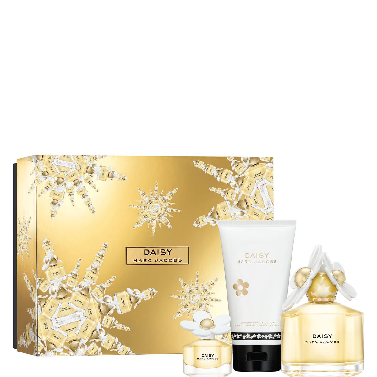Marc Jacobs Daisy 3 Pcs Set For Women: 3.3 Eau De Toilette Spray + 0.33 Eau De Toilette Spray + 2.5 Body Lotion...