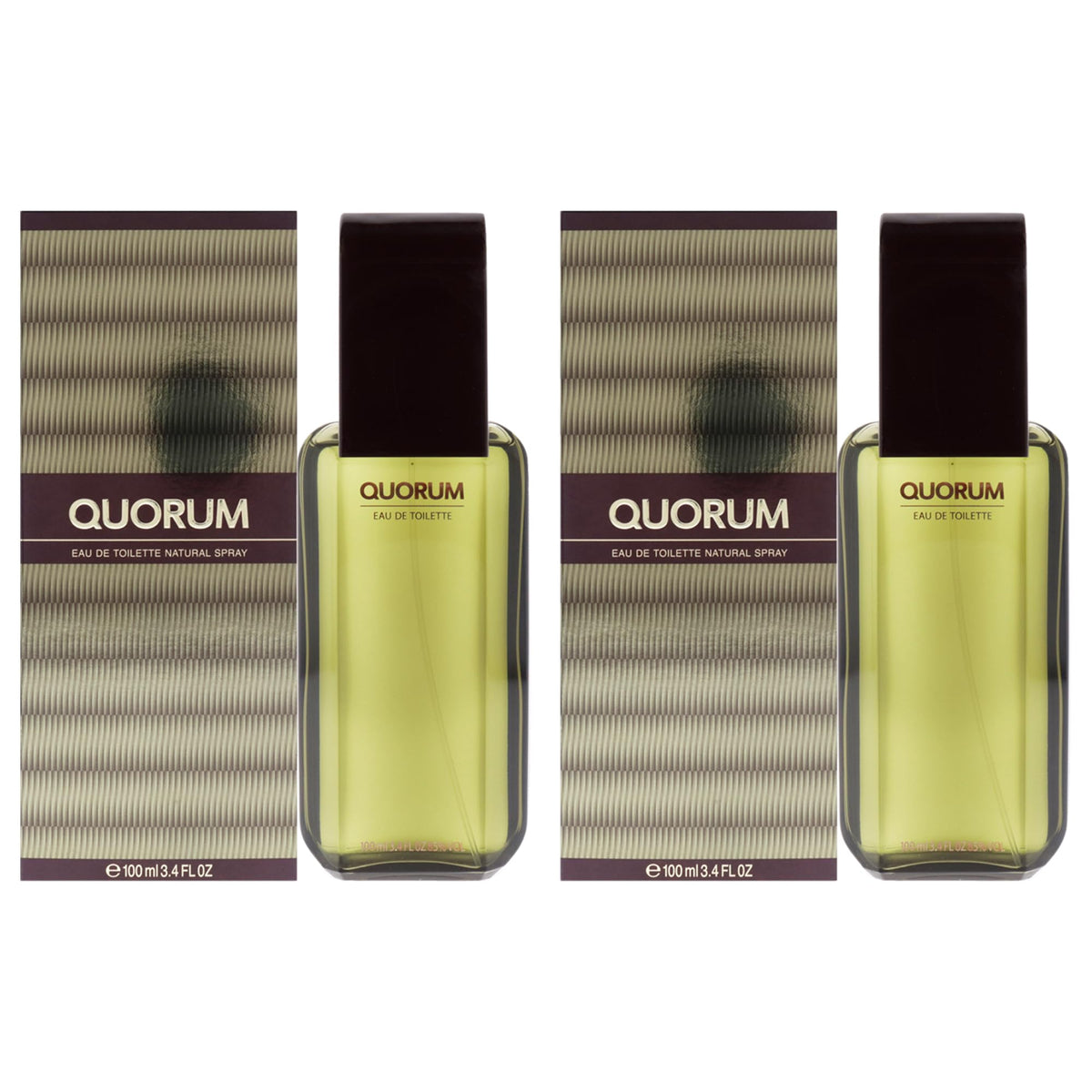 Quorum 2 Pcs Set For Men: 3.4 Eau De Toilette + 5.1 Deodorant Spray