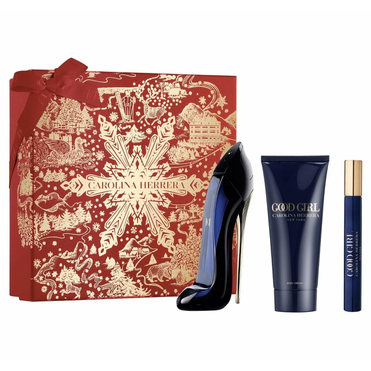 CH65225607
8411061122297
Carolina Herrera Good Girl 3 Pcs Set For Women: 1.7 Eau De Parfum Spray + 0.34 Oz Eau De Parfum Spray + 3.4 Perfumed Body Mist