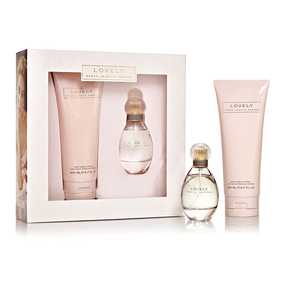 Lovely Sarah Jessica Parker 2 Pcs Set: 1 Oz Eau De Parfum Spray + 0.33 Eau De Parfum Rollerball
