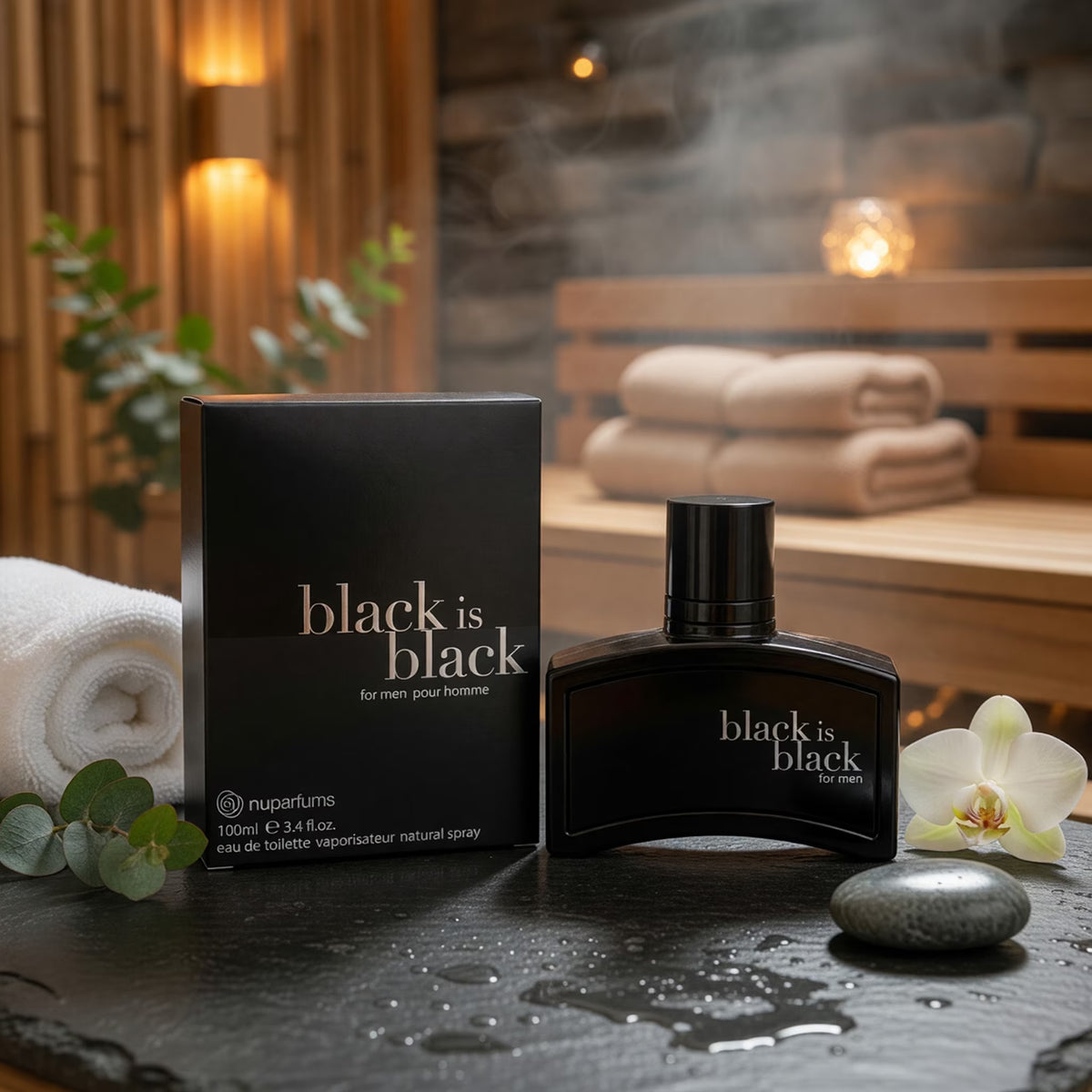 Black Is Black 3.4 Eau De Toilette Spray For Men