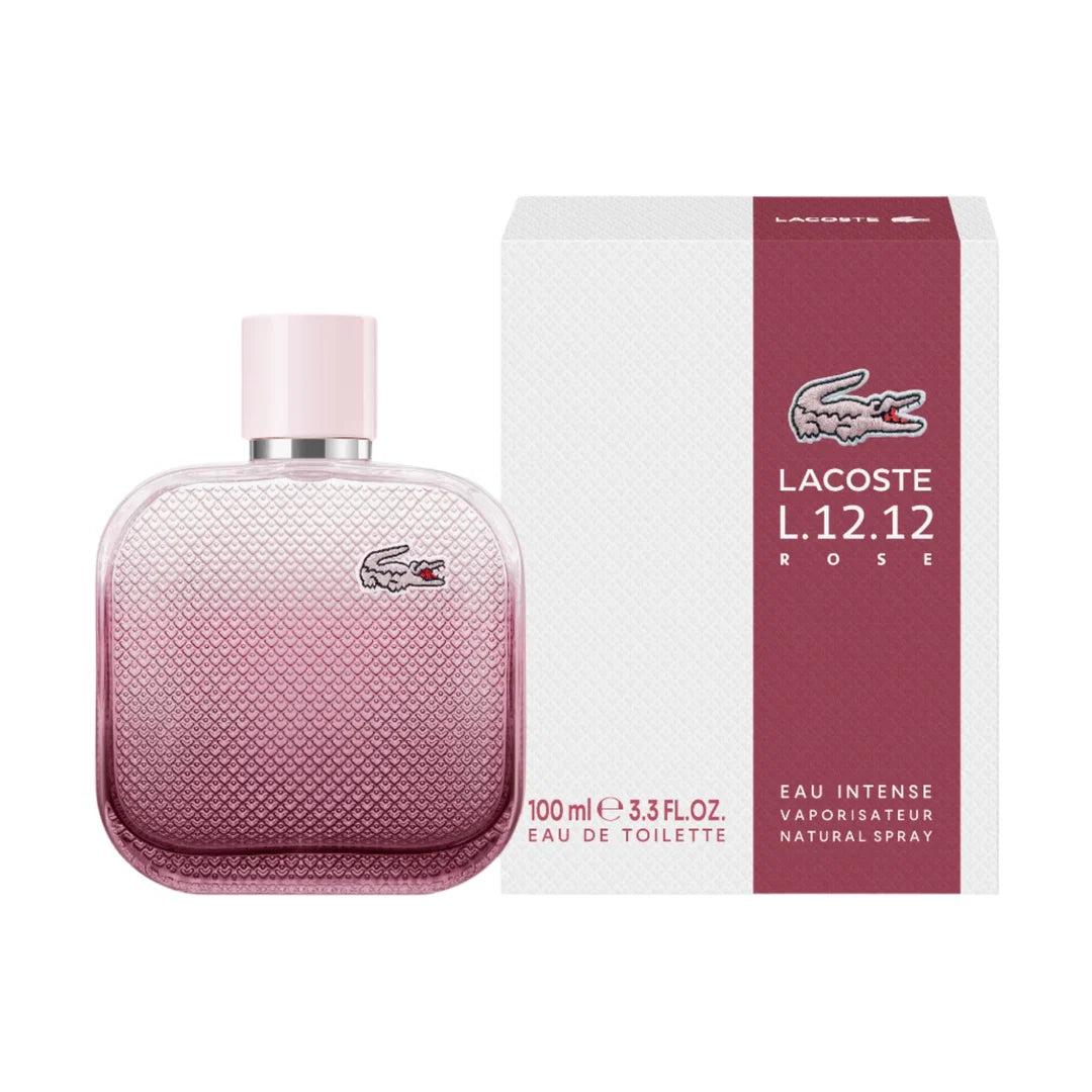 Lacoste L.12.12 Rose Eau Intense 3.3 Eau De Toilette Spray For Women