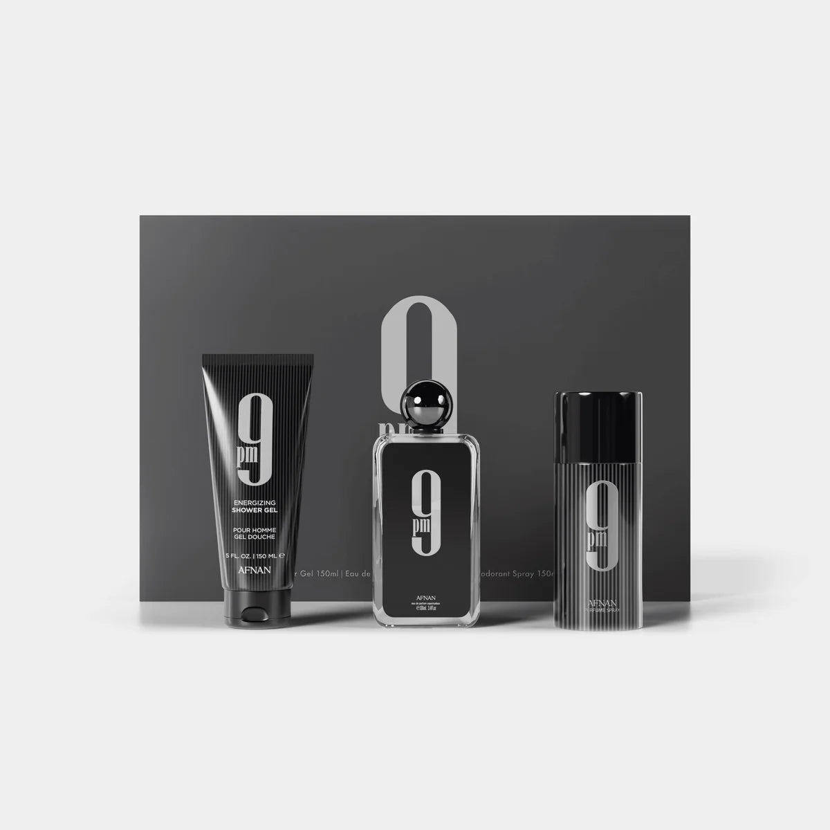 Armaf Club De Nuit Intense 4 Pcs Set For Men: 3.6 Eau De Toilette Spray + 3.4 Shower Gel + 1.7 Perfume Body Spray + 8.4 Shampoo