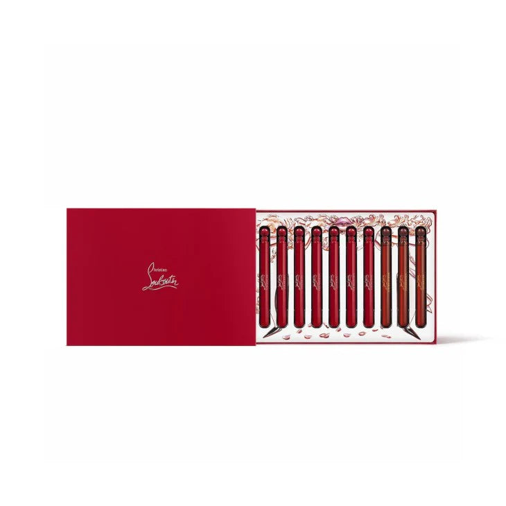 CL65176414
8435415058728
Christian Louboutin 10 * 4 Ml Eau De Parfum Mini Set: Loubifunk + Loubidoo + Loubikiss + Loubirouge + Loubiraj + Loubicrown + Loubicroc + Loubicharme Intense + Loubiprince
Intense + Loubiluna Intense