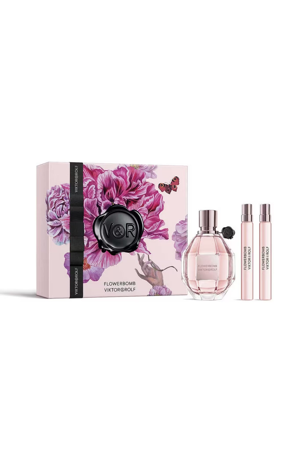 Flowerbomb V&r 2 Pcs Set For Women: 0.24 Eau De Parfum + 1.7 Body Lotion