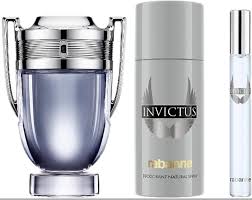 PACO65188391
3349668613823
Paco Rabanne Invictus 3 Pcs Set For Men: 3.4 Eau De Toilette Spray + 5.1 Deodorant Spray + 0.34 Eau De Toilette Spray.