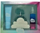 AGARG4LP235BGSW
810101501654
Ariana Grande Cloud 3 Pcs Set: 3.4 Eau De Parfum Spray + 4 Oz Body Mist + 3.4 Body Cream