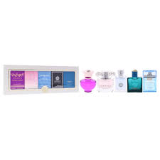 VER799151
8011003869404
Versace 5 Pcs Mini Set: Eros 0.17 Eau De Toilette Men + Pour Homme 0.17 Eau De Toilette + Eau Fraiche 0.17 Eau De Toilette
+ Bright Crystal 0.17 Eau De Toilette + Dylan Turquoise 0.17 Eau De Toilette