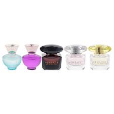 VER799272
8011003901302
Versace 5 Pcs Mini Set For Women: Yellow Diamond  5 Ml Eau De Toilette + Bright Crystal 5 Ml Eau De Toilette + Crystal Noir
5 Ml Eau De Toilette + Dylan Purple 5 Ml Eau De Parfum + Dylan Turquoise 5 Ml Eau De Toilette