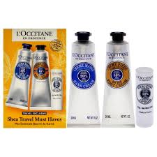 LOCCITANE01KTHUGS22
3253581864814
L'occitane Shea Travel Must Haves 3 Pcs Set: 1 Oz Hand Cream + 1 Oz Foot Cream + 0.15 Lip Balm