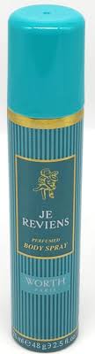 JRV064EX
5023977064009
Je Reviens Worth 2.5 Body Spray