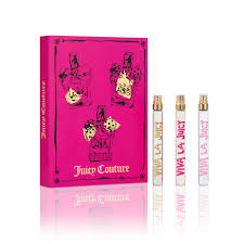 LC288079
719346657082
Viva La Juicy 3 Pcs Set For Women: 0.33 Eau De Parfum Spray + Gold Couture 0.33 Eau De Parfum Spray + Sucre 0.33 Eau De Parfum Spray..