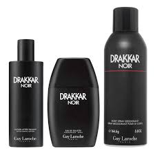 GUY10973
608940587775
Drakkar Noir 3 Pcs Set For Men: 3.4 Eau De Toilette Spray +
3.3 After Shave Lotion + 5.8 Deodorant Spray