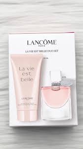 LANCOMELE8723
3614274170115
Lancome La Vie Est Belle 2 Pcs Set For Women: 4 Ml Eau De Parfum Mini + 1.6 Body Lotion