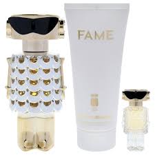 PACO65199997
3349668628391
Paco Rabanne Fame 3 Pcs Set For Women: 2.7 Eau De Parfum Spray
+ 0.33 Eau De Parfum Spray + 3.4 Body Lotion