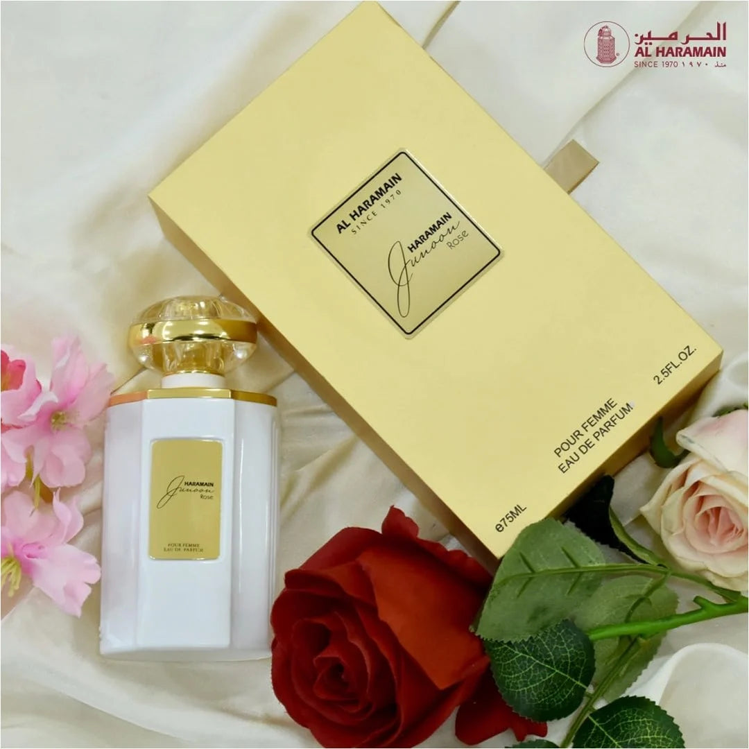 Al Haramain Junoon Rose 2.5 Eau De Parfum Spray For Women