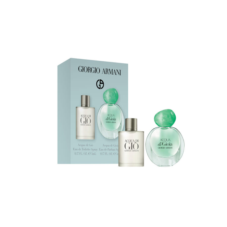 GAS57746
3605973050914
Armani 2 Pcs Set: Acqua Di Gio Men 5 Ml Eau De Toilette Mini + Acqua Di Gioia 5 Ml Eau De Parfum Mini