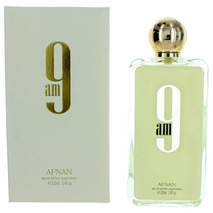 9 Am By Afnan, 3.4oz EDP Spray for Men ( WHITE BOX )