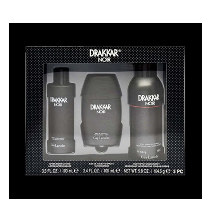 Drakkar Noir by Guy Laroche 3pcs Gift Set for MEN