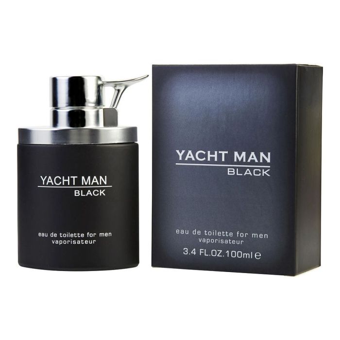 Yacht Man Black By Myrurgia 3.4oz EDTfor Men's