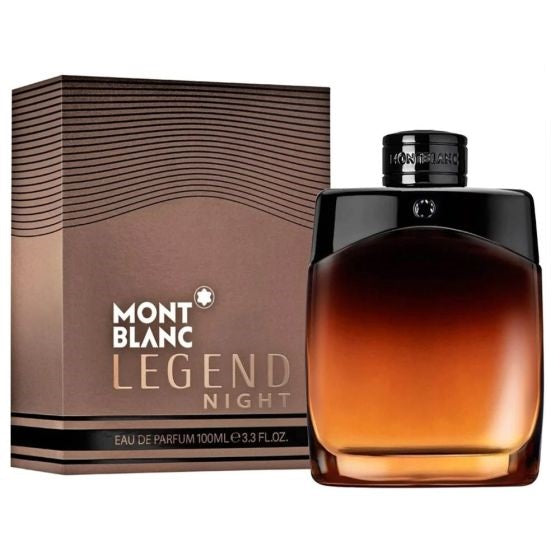 Mont Blanc Legend Night 3.3 OZ Eau De Parfum for Men's
