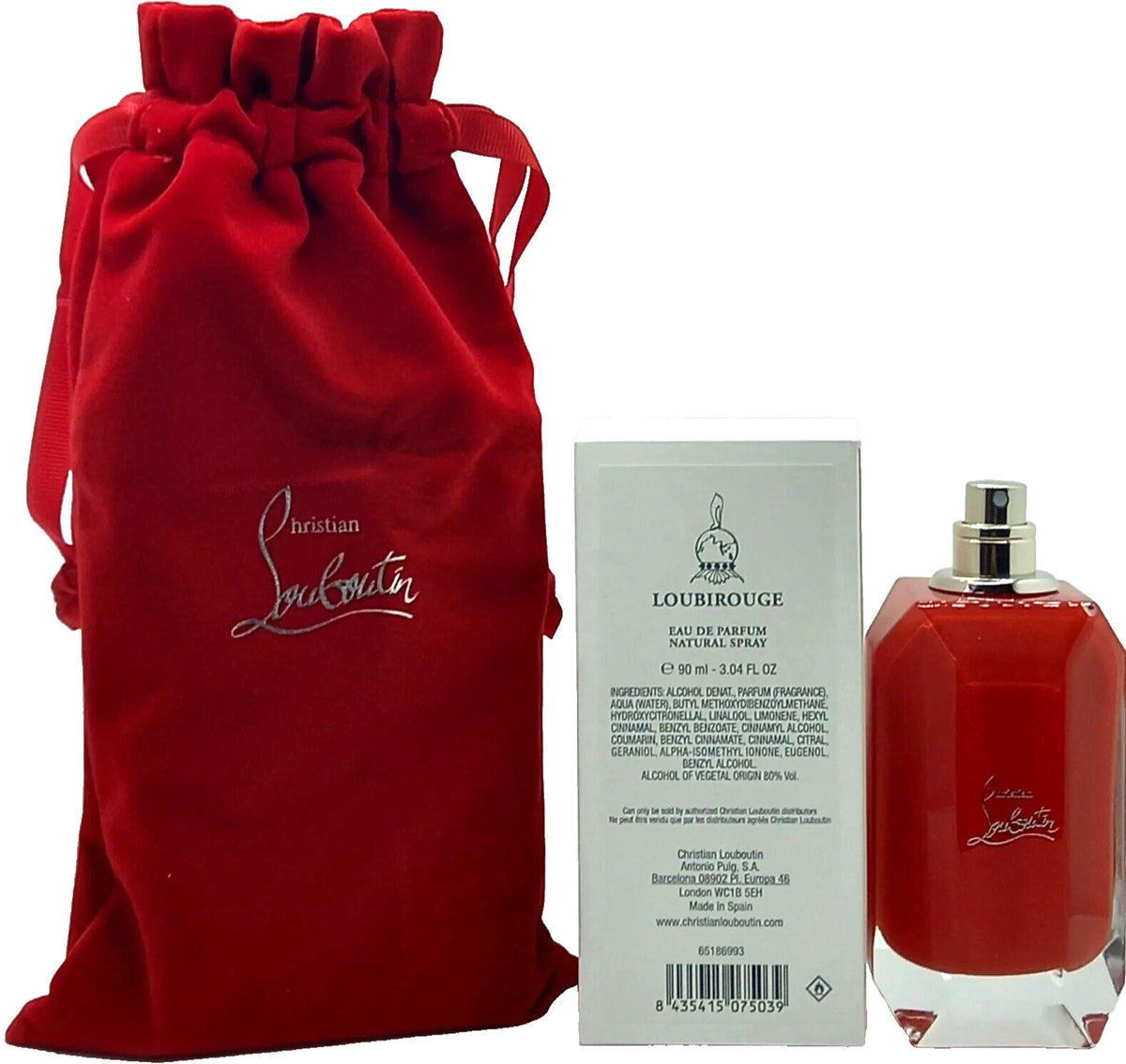 Christian Louboutin Loubirouge Tester 3 Oz Eau De Parfum Spray For Women
